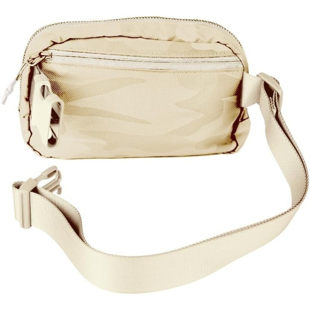 CC BEANIE Cream Camo Fanny Pack Belt Bag Adjustable Strap Zipper Pouch NWT - Picture 6 of 10